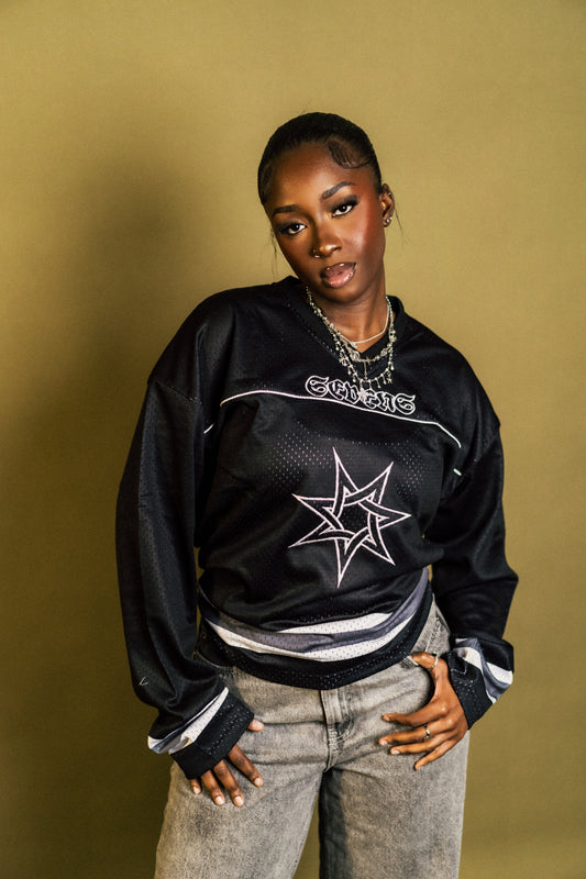 BLACK LONG SLEEVE JERSEY