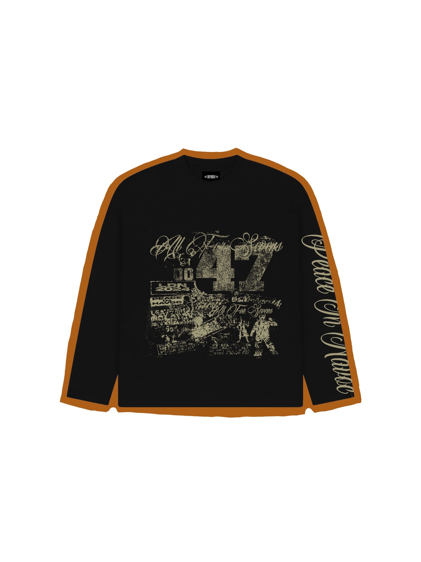 * “PROTEST” RAGLAN WAFFLE